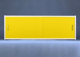 Раздвижной экран EUROPLEX Комфорт 120 желтый