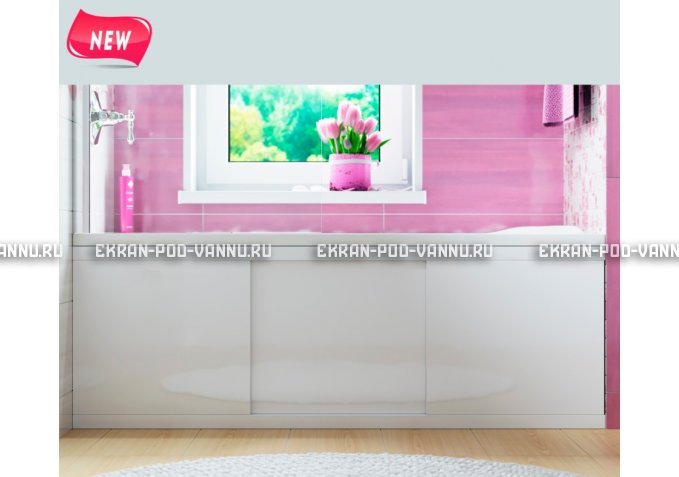Экран из МДФ Alavann Crystal 150 см раздвижной – купить по цене 6700 руб. в интернет-магазине картинка 2