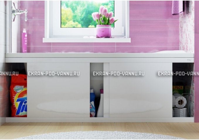 Экран из МДФ Alavann Crystal 150 см раздвижной – купить по цене 6700 руб. в интернет-магазине картинка 1