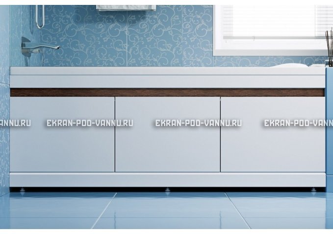 Экран с откидными дверцами Alavann Soft 170 см венге – купить по цене 6700 руб. в интернет-магазине картинка 1