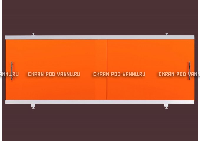 Экран для ванной EUROPLEX Универсал оранжевый под трубы картинка 1