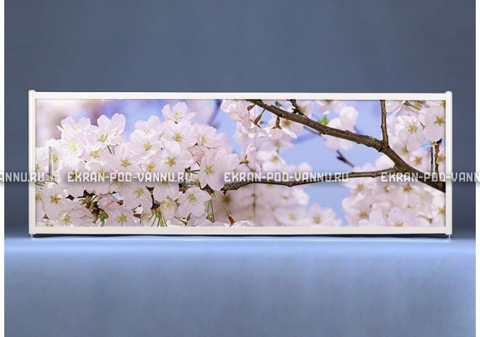 Экран с рисунком EURO-PLEX Цветение Вишни – купить по цене 8500 руб. в интернет-магазине картинка 1