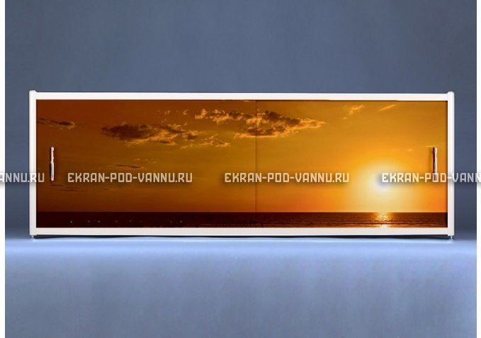 Экран с рисунком EURO-PLEX Закат – купить по цене 8500 руб. в интернет-магазине картинка 1