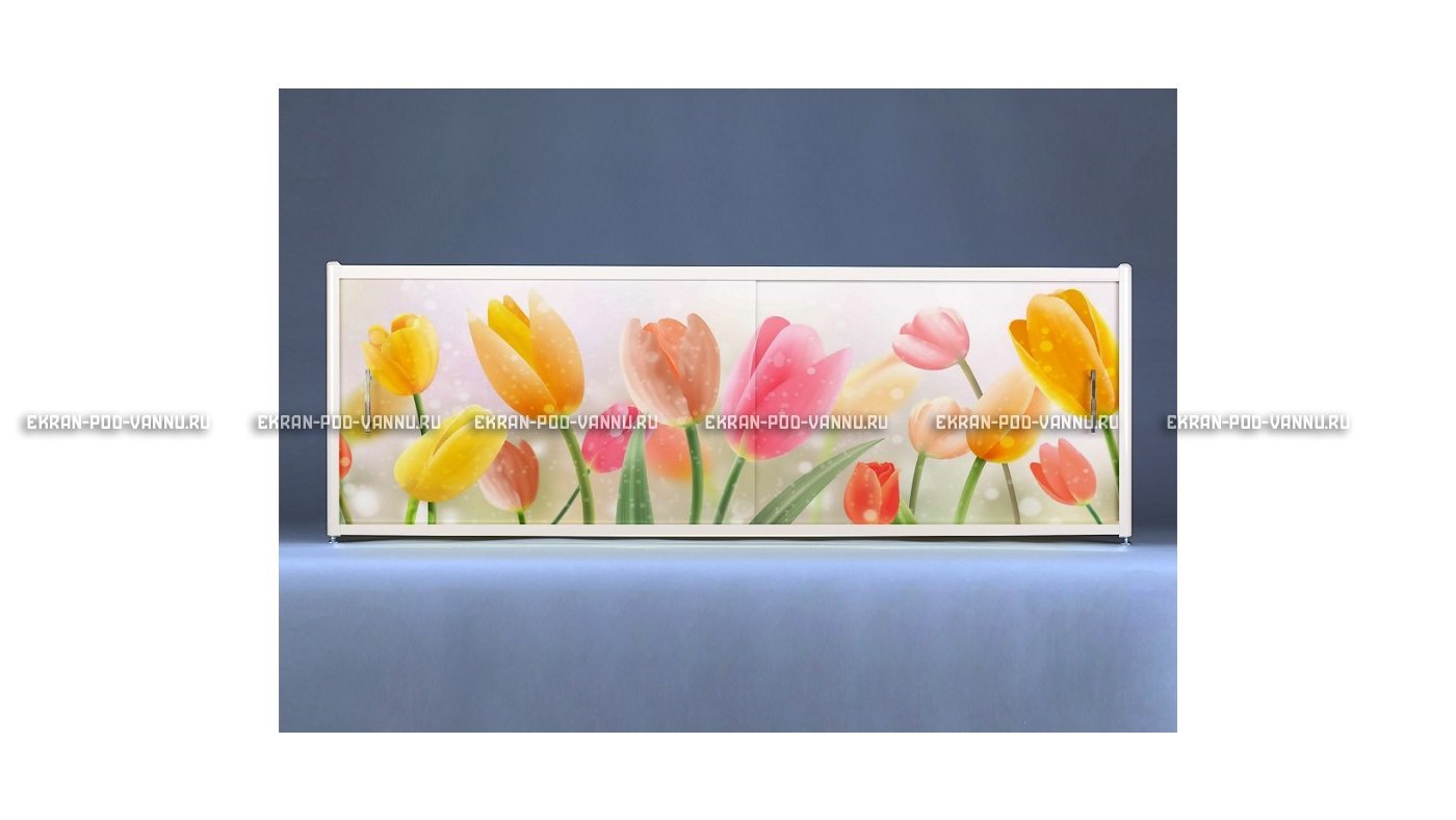Экран с рисунком EURO-PLEX Тюльпаны – купить по цене 8500 руб. в интернет-магазине картинка 6