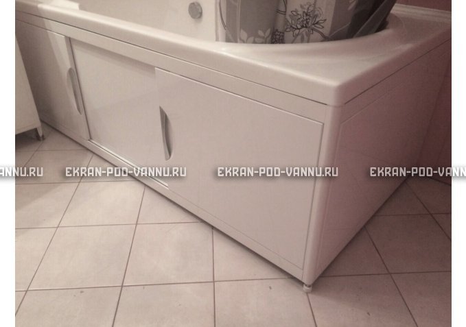 Экран из МДФ Emmy Малибу 170 белый раздвижной – купить по цене 5800 руб. в интернет-магазине картинка 16