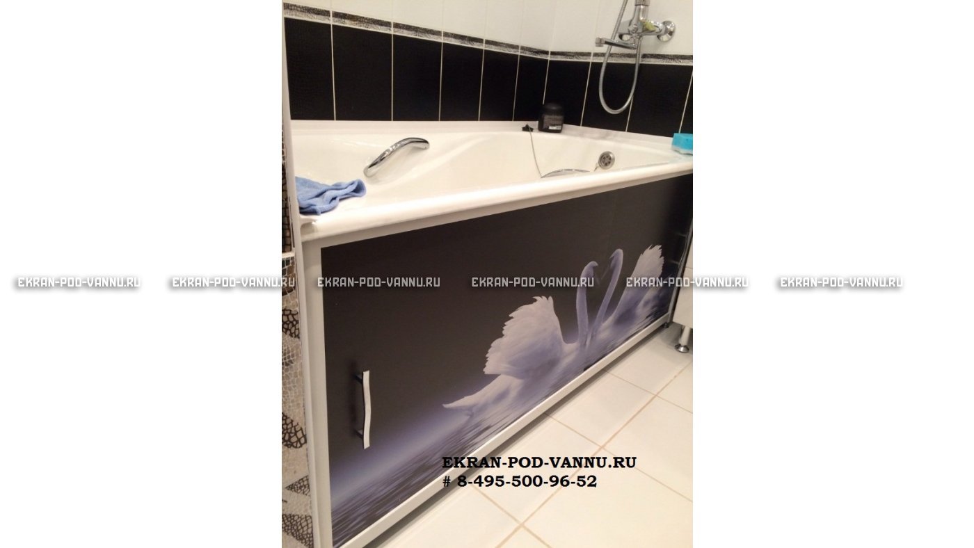 Экран с рисунком EURO-PLEX Лебеди на роликах – купить по цене 12400 руб. в интернет-магазине картинка 14