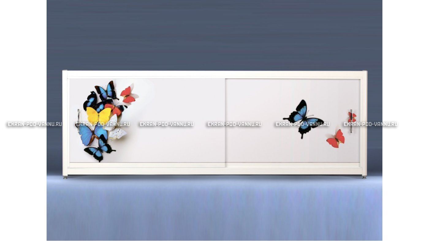 Экран с рисунком EURO-PLEX Бабочки на роликах – купить по цене 12400 руб. в интернет-магазине картинка 8