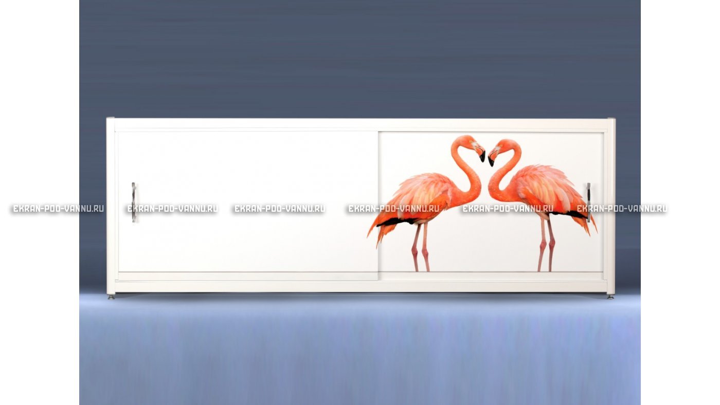 Экран с рисунком EURO-PLEX Фламинго на роликах – купить по цене 12400 руб. в интернет-магазине картинка 8