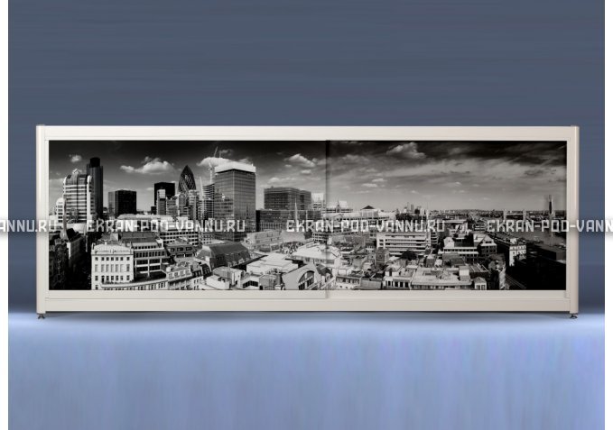 Экран с рисунком EURO-PLEX Город на роликах – купить по цене 12400 руб. в интернет-магазине картинка 1