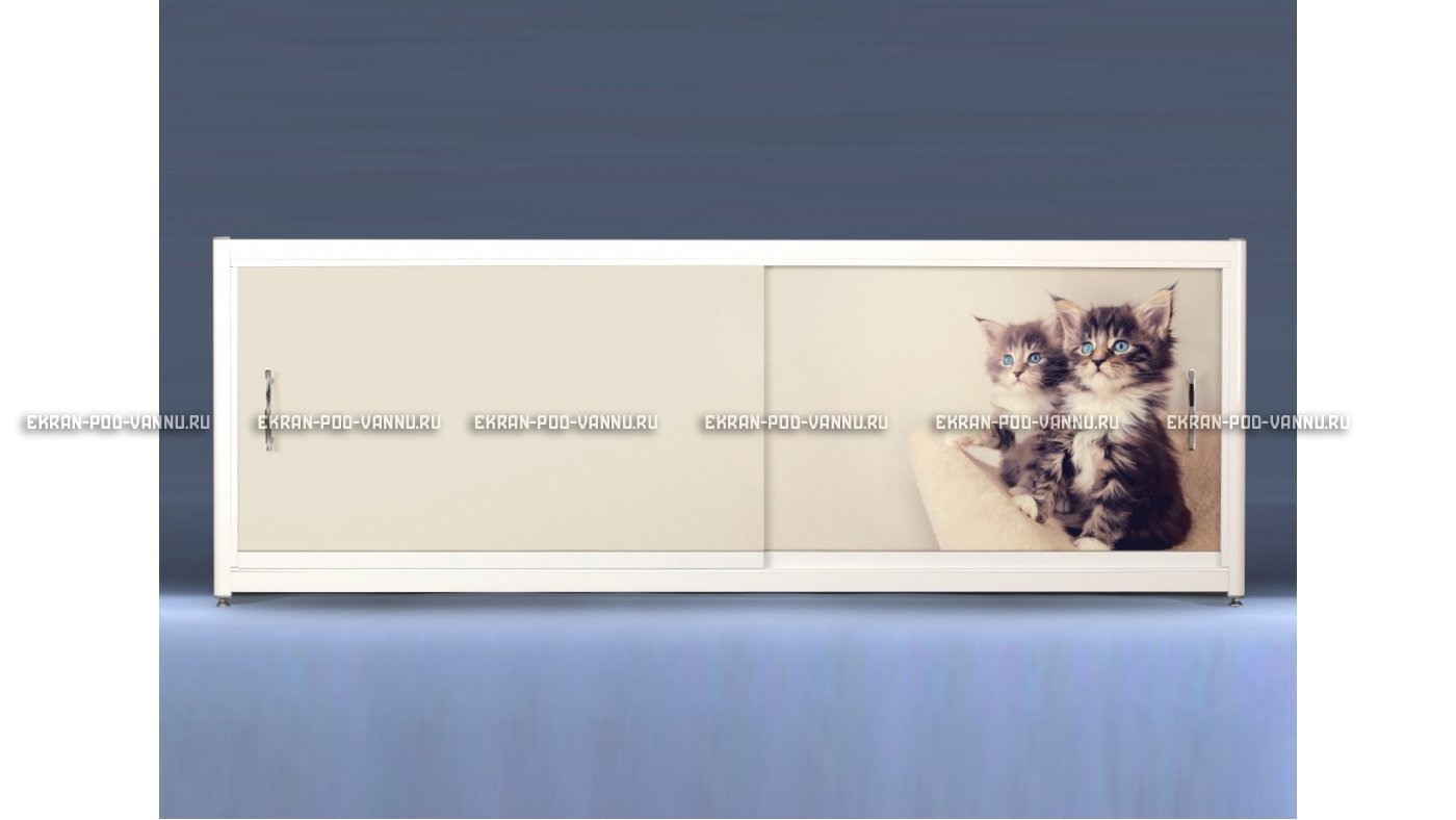 Экран с рисунком EURO-PLEX  Котята на роликах – купить по цене 12400 руб. в интернет-магазине картинка 8