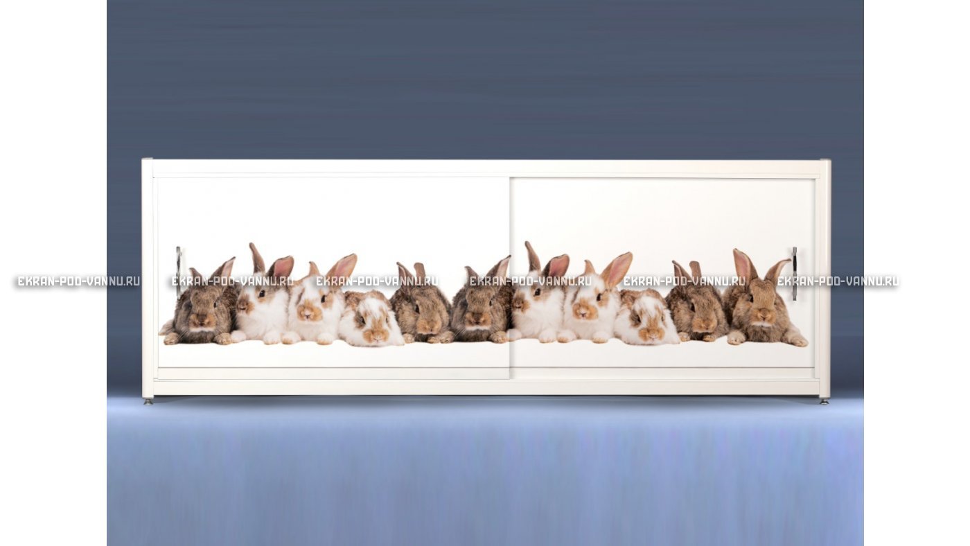 Экран с рисунком EURO-PLEX Кролики на роликах – купить по цене 12400 руб. в интернет-магазине картинка 10