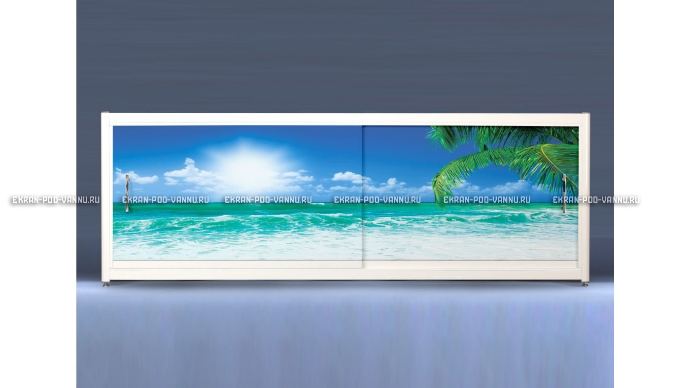 Экран с рисунком EURO-PLEX Пляж на роликах – купить по цене 12400 руб. в интернет-магазине картинка 8