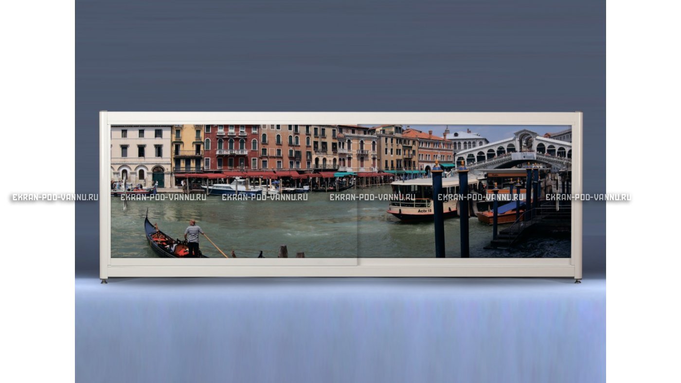 Экран с рисунком EURO-PLEX Венеция на роликах – купить по цене 12400 руб. в интернет-магазине картинка 8