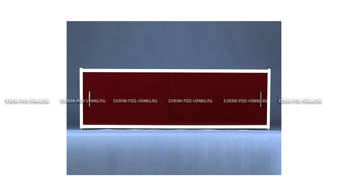 Раздвижной экран EURO-PLEX Комфорт бордовый – купить по цене 7150 руб. в интернет-магазине картинка 8