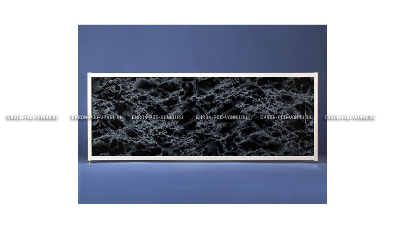 Раздвижной экран EURO-PLEX Комфорт черный мрамор – купить по цене 7200 руб. в интернет-магазине картинка 8