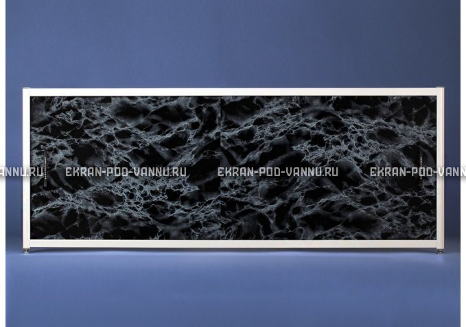 Раздвижной экран EURO-PLEX Комфорт черный мрамор – купить по цене 7200 руб. в интернет-магазине картинка 1