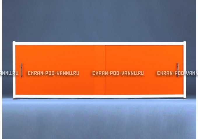 Раздвижной экран EURO-PLEX Комфорт оранжевый – купить по цене 6750 руб. в интернет-магазине картинка 1