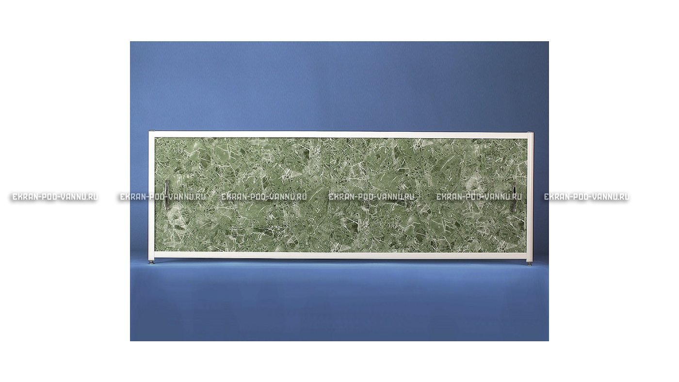 Раздвижной экран EURO-PLEX Комфорт зеленый мрамор – купить по цене 6250 руб. в интернет-магазине картинка 8