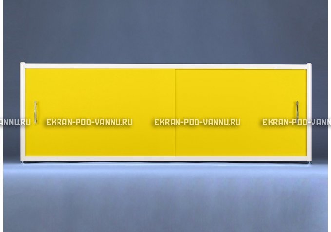 Раздвижной экран EURO-PLEX Комфорт желтый – купить по цене 6250 руб. в интернет-магазине картинка 1