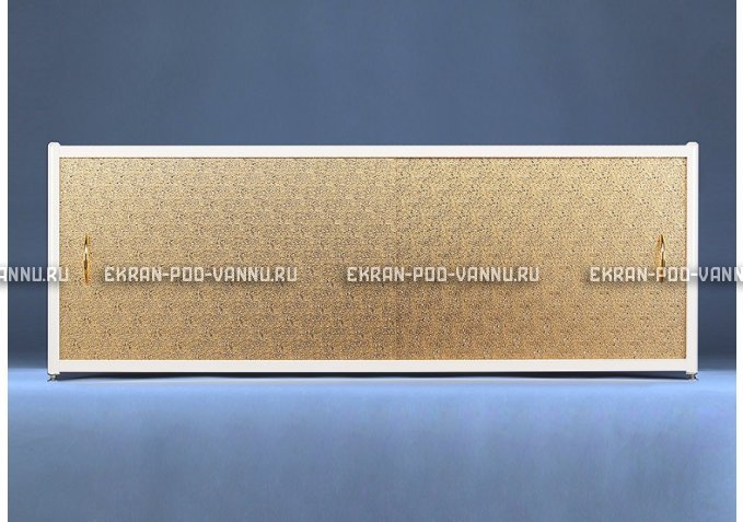 Раздвижной экран EURO-PLEX Комфорт золото колотый лед – купить по цене 7700 руб. в интернет-магазине картинка 1
