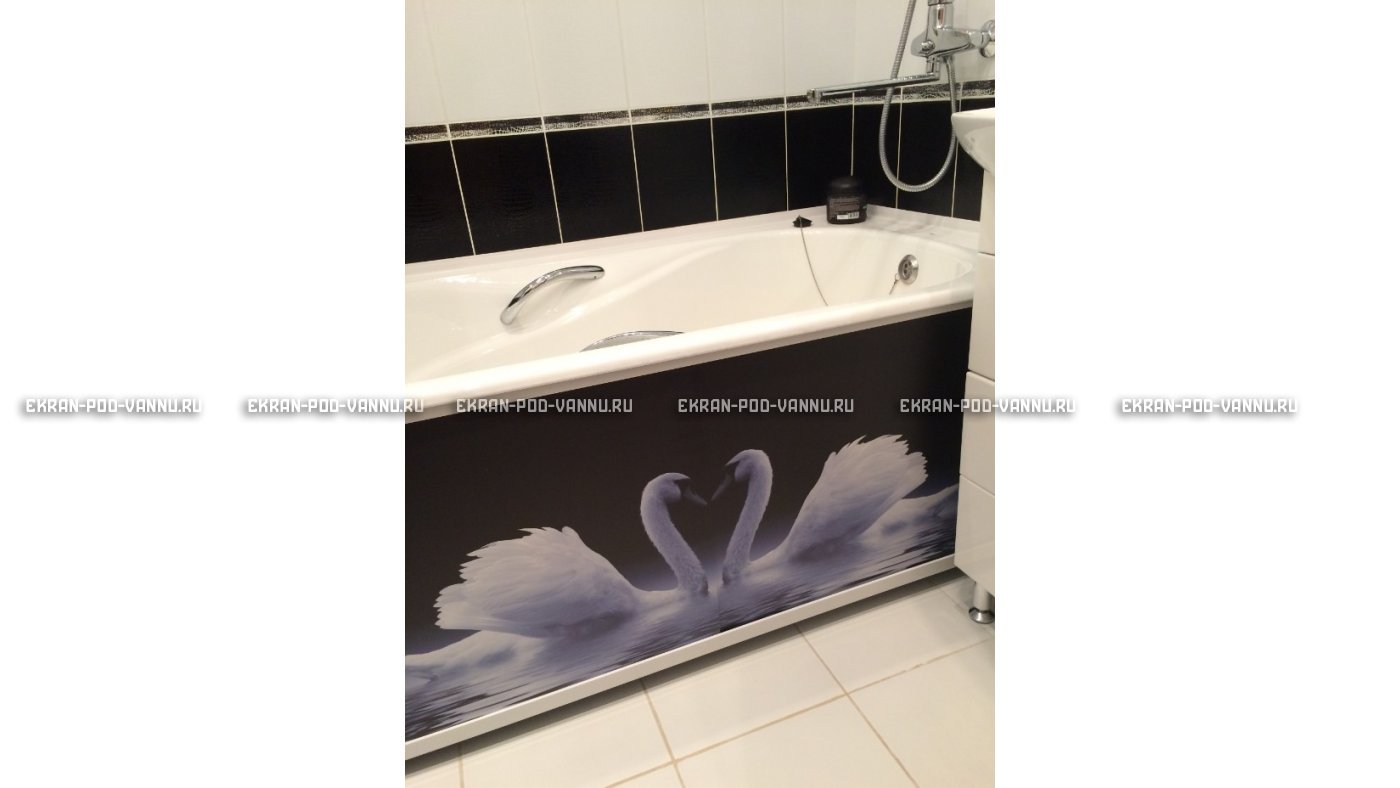 Экран с рисунком EURO-PLEX Лебеди – купить по цене 8500 руб. в интернет-магазине картинка 10