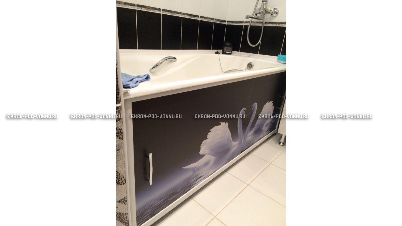 Экран с рисунком EURO-PLEX Лебеди – купить по цене 8500 руб. в интернет-магазине картинка 11