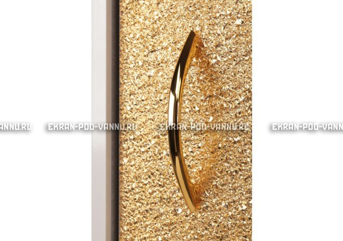 Раздвижной экран EURO-PLEX Комфорт золото колотый лед – купить по цене 7700 руб. в интернет-магазине картинка 2