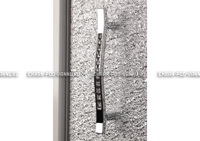 Раздвижной экран EURO-PLEX Серебро колотый лед – купить по цене 6550 руб. в интернет-магазине картинка 6