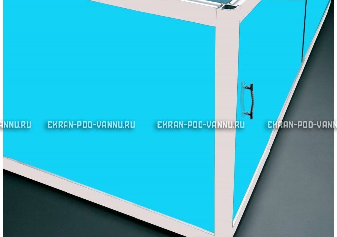 Торцевой экран под ванну EUROPLEX Комфорт голубой картинка 1