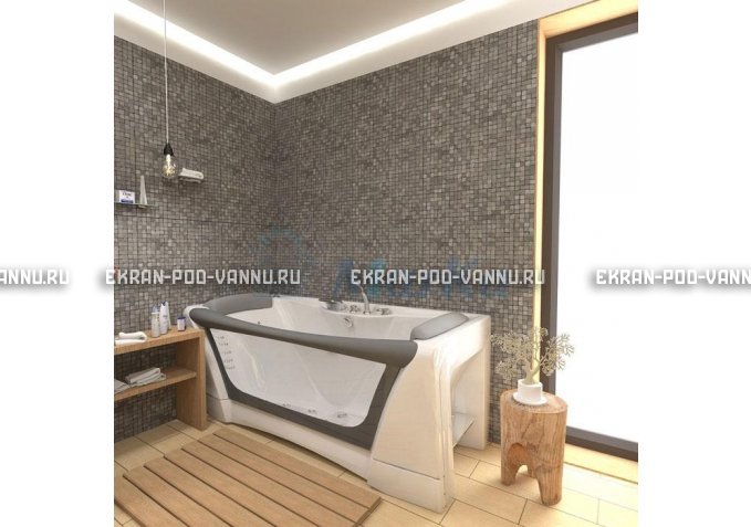 Прозрачная ванна 1MarKa Dolce Vita 180x80 - купить в магазине картинка 6