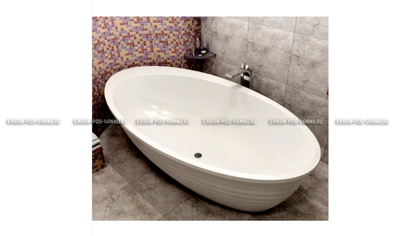 Акриловая ванна Vayer Boomerang 194х100 отдельно стоящая картинка 18
