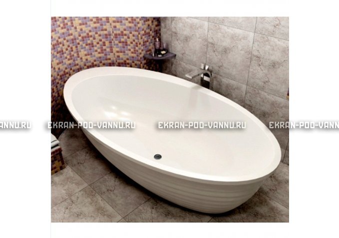 Акриловая ванна Vayer Boomerang 194х100 отдельно стоящая картинка 3