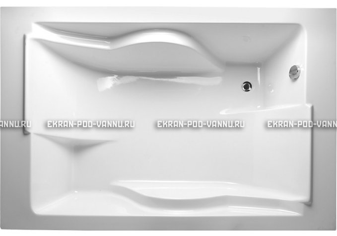 Акриловая ванна Vayer Coral 180x120 - купить в магазине картинка 2