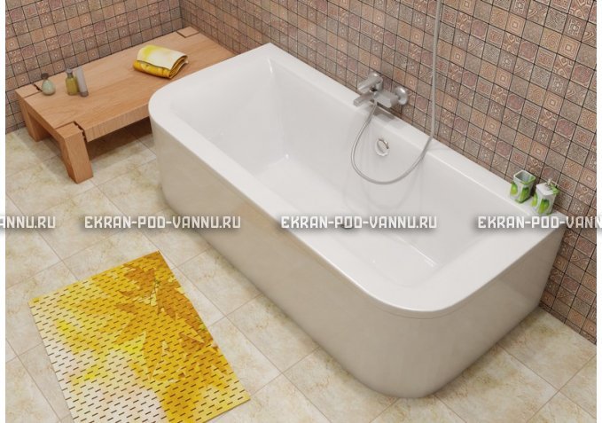 Акриловая ванна Vayer Options BTW 180x85 - купить в магазине картинка 1