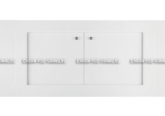 Экран из МДФ VOD-OK Лидер 150 раздвижной белый – купить по цене 5230 руб. в интернет-магазине картинка 2