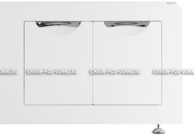 Экран из МДФ VOD-OK Лира 170 распашной белый – купить по цене 6390 руб. в интернет-магазине картинка 3