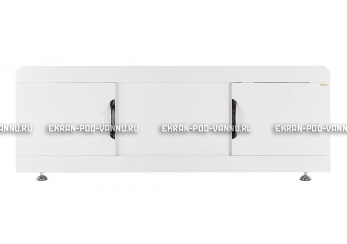 Экран из МДФ VOD-OK Топ 150 раздвижной белый – купить по цене 4920 руб. в интернет-магазине картинка 1