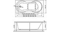 Акриловая ванна Relisan Lada 140x70 - купить в магазине картинка 13
